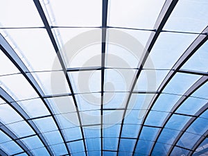 Glass Roof pattern Steel Curve Modern building Architecture details