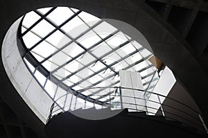 Glass Roof and Steel Structure, Modern Architecture