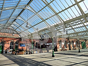 Glass Roof of Tynemouth Metro Rail Station