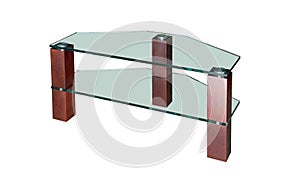 Glass RTV table isolated
