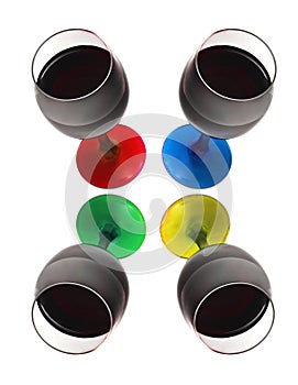 GlassÃÂ´s of wine