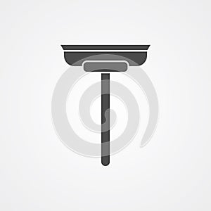 Glass scraper vector icon sign symbol