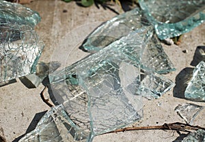 Glass shatters