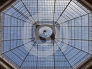 Glass Skylight of PalÃÂ¡cio da Bolsa do Porto, Portugal photo