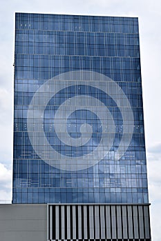 Glass skyscraper