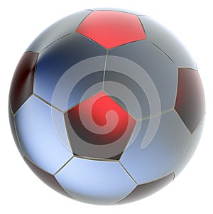 Glass soccer ball