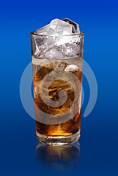 Glass soft drink