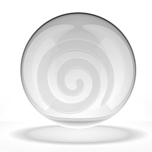Glass sphere photo
