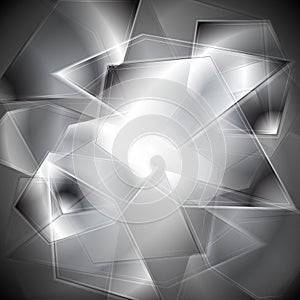 Glass splinters background