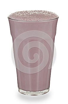 A Glass of strawberry Milkshake