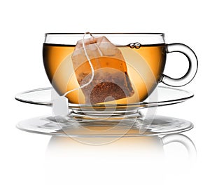 Glass Tea Cup Bag