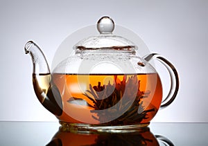 Glass teapot