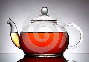 Glass teapot