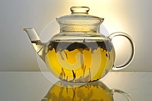 Glass teapot