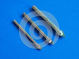 Glass and tile drill bit set