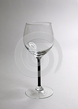 glass together with a black leg