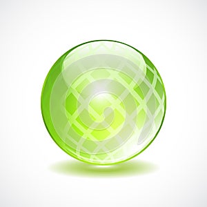 Glass vector orb icon
