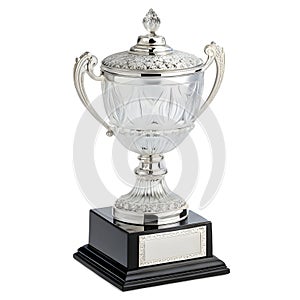 Glass trophy