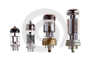 Glass vacuum electron tubes