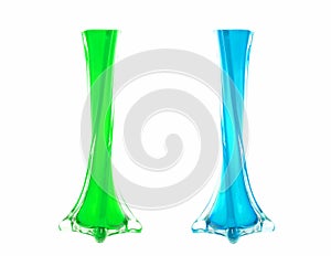 glass vase isolated on white background PNG