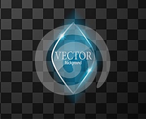 Glass vector button plane. Easy editable background