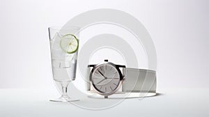 Glass Watch And Iced Water: A Bauhaus-inspired Photography Project