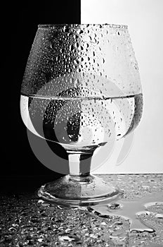 Glass with water