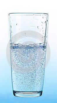 Glass with water photo