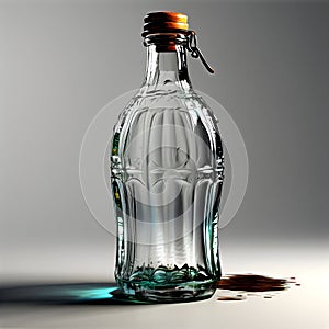 Glass Water Bottle