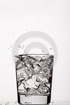 Glass, Water And Ice photo