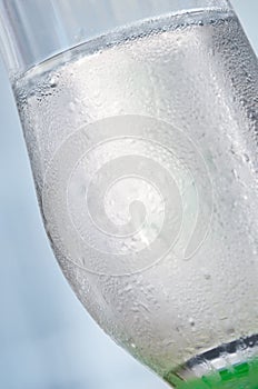 A glass of white wine