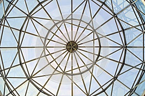 Glass window dome