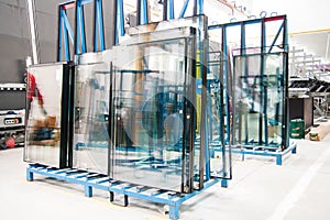 Glass window factory