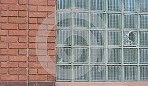 Glass Window with Hole