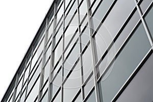 Glass windows building commercial office facade