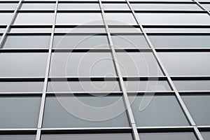 Glass windows building commercial office facade