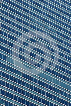 Glass windows of a skyscraper