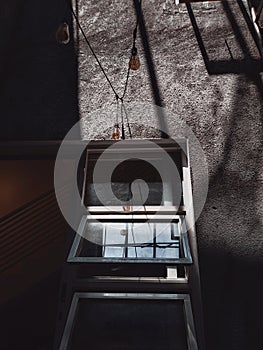 Glass windows and wall wallls