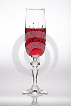 Glass of wine photo