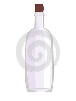 Glass wine bottle. alcoholic beverages. winemaking. clear glass. container for liquid