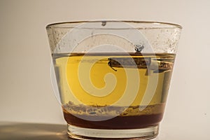 Glass with wiskey