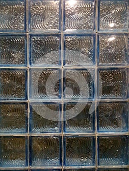 The glassblock square wall