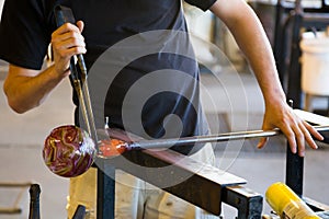 Glassblowing Detail