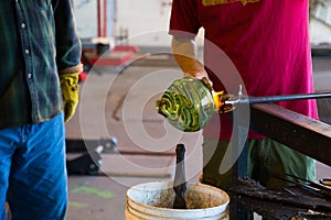 Glassblowing Men