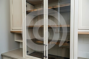 glassdoor pantry cabinet with no contents