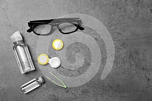 Glasses and contact lens accessories