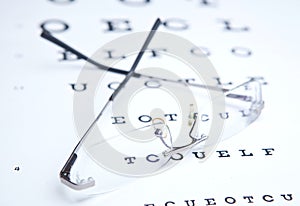 glasses & eye chart