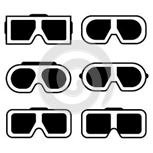 Futurstic Tech VR Glasses, New trendy tech sunglases