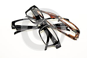 Glasses isolated