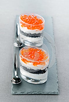 Caviar lumpfish roe